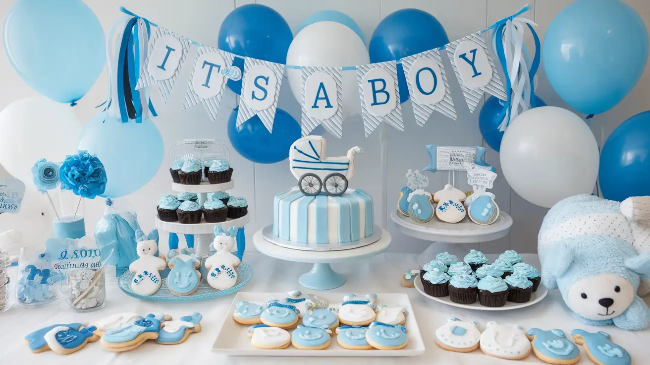 Baby Shower Treats for a Boy