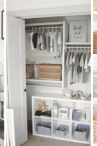 Nursery Closet Organization Ideas
