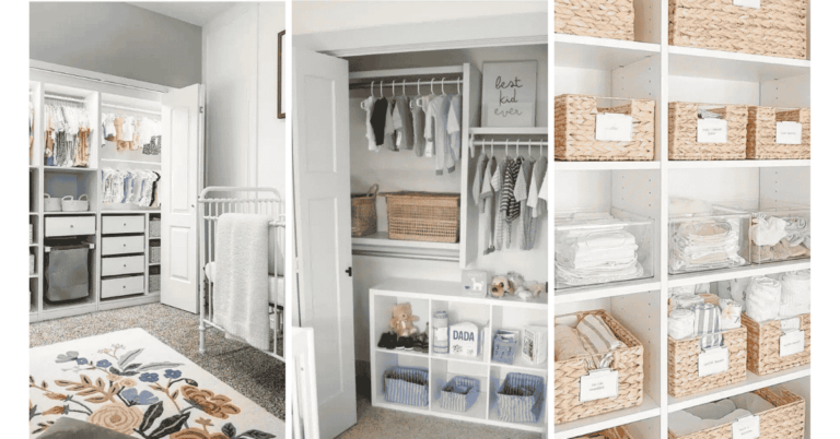Nursery Closet Organization Ideas