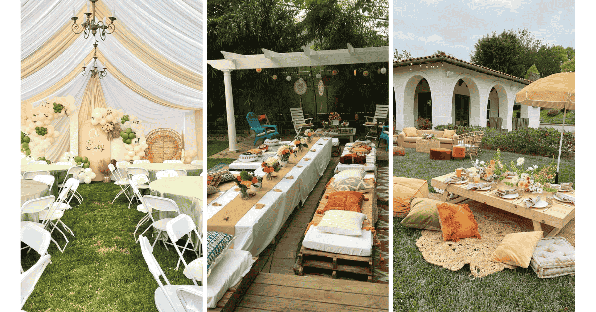 Backyard Baby Shower Ideas