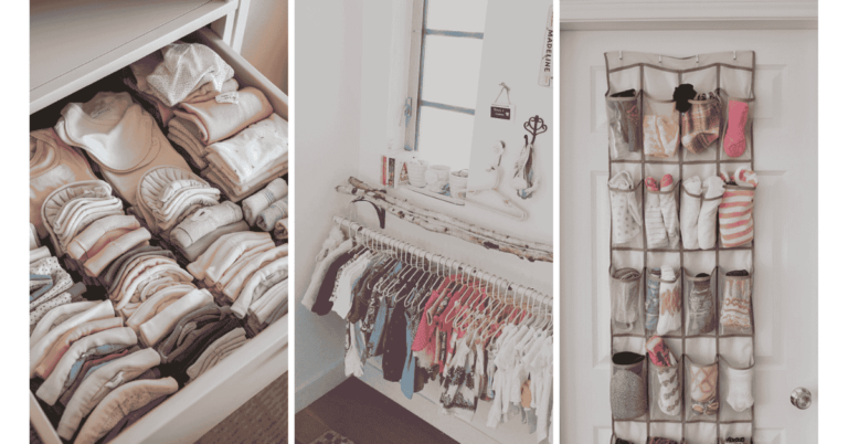 How to Organize Baby Clothes without a Closet