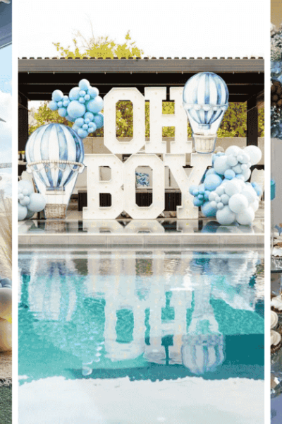 blue baby shower ideas