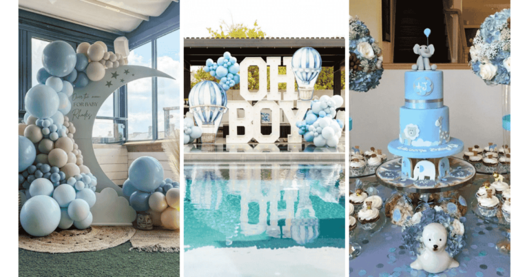 blue baby shower ideas
