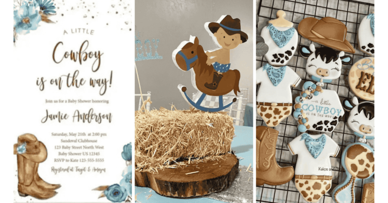 cowboy baby shower theme