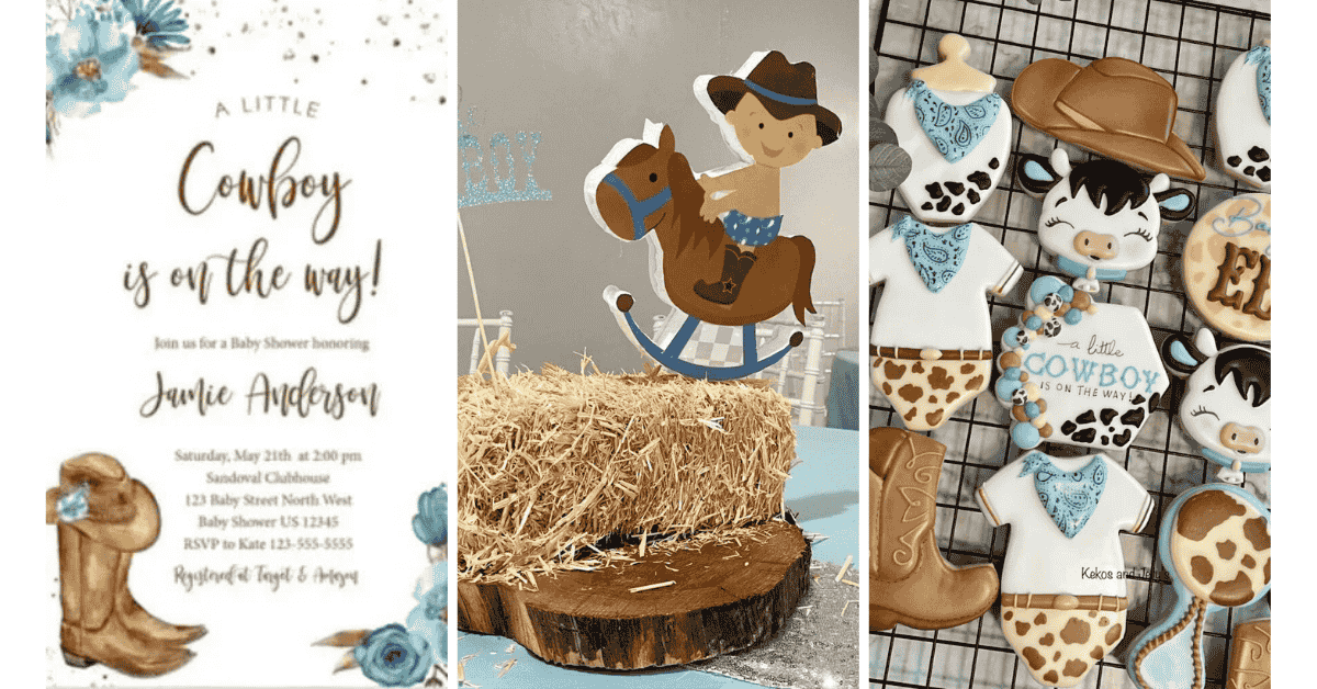 cowboy baby shower theme