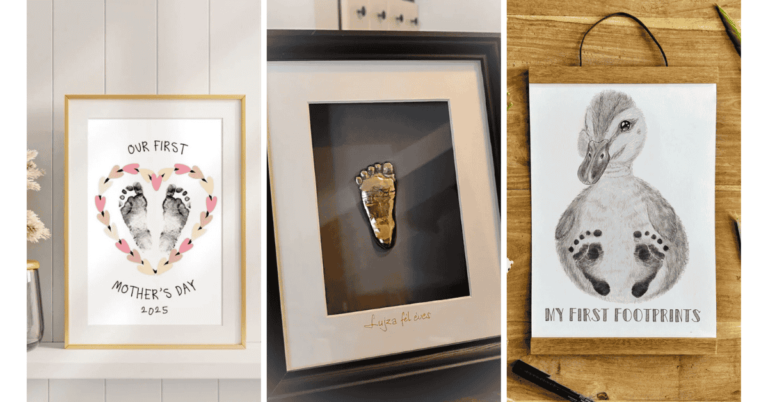 Baby Footprint Art Ideas