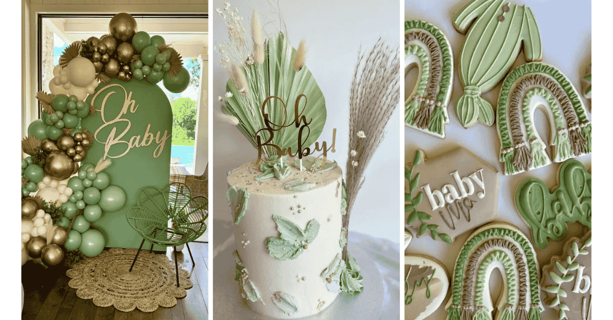 Sage Green Baby Shower Ideas