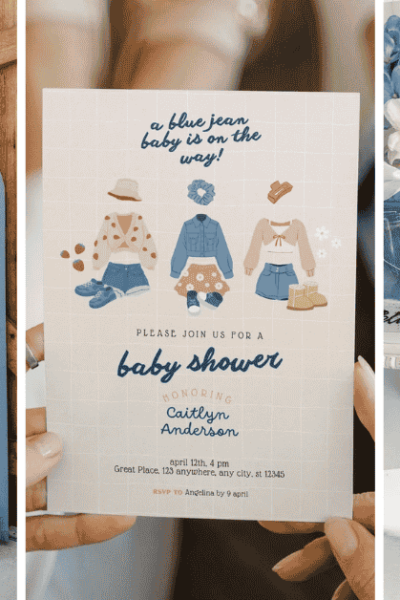 Blue Jean Baby Shower Theme