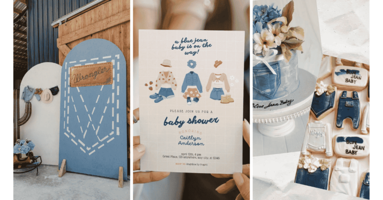 Blue Jean Baby Shower Theme
