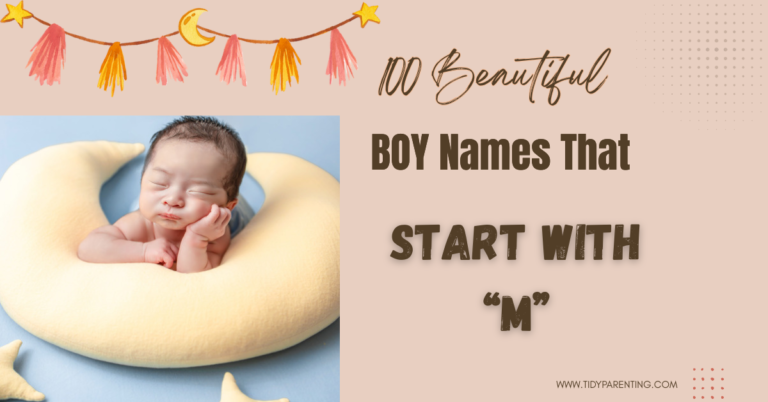 100+ Meaningful Boy Names That Start with M 👶
